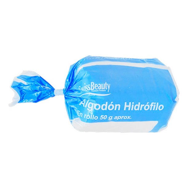 algodón hidrófilo en rollo 50 g – swissbeauty algodón hidrófilo en rollo 50 g – swissbeauty