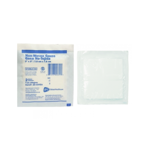 gasa no tejida estéril ghc 7,5 × 7,5 cm – uso podológico profesional