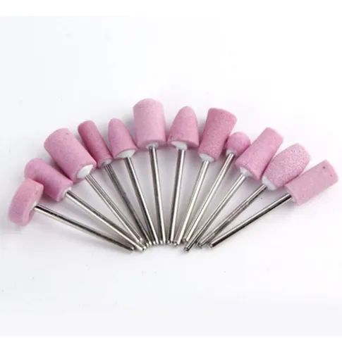 set de fresas de piedra rosa para micromotor (12 unidades) set de fresas de piedra rosa para micromotor (12 unidades)