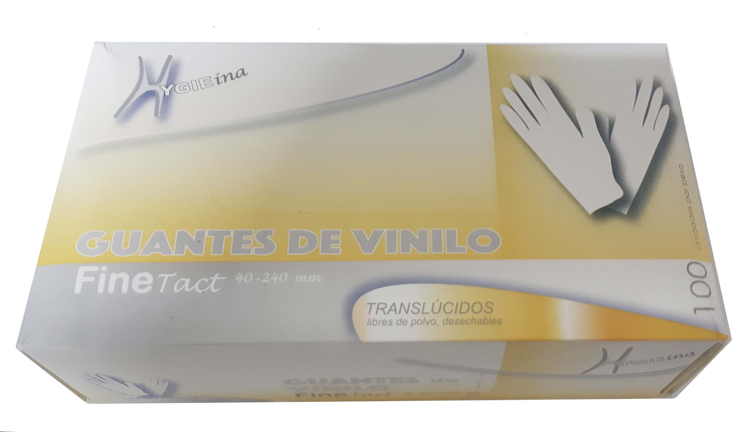 guantes de vinilo hygieína fine tact – caja de 100 unidades guantes de vinilo hygieína fine tact – caja de 100 unidades