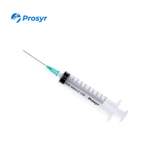 jeringa hipodérmica con aguja 5ml prosyr