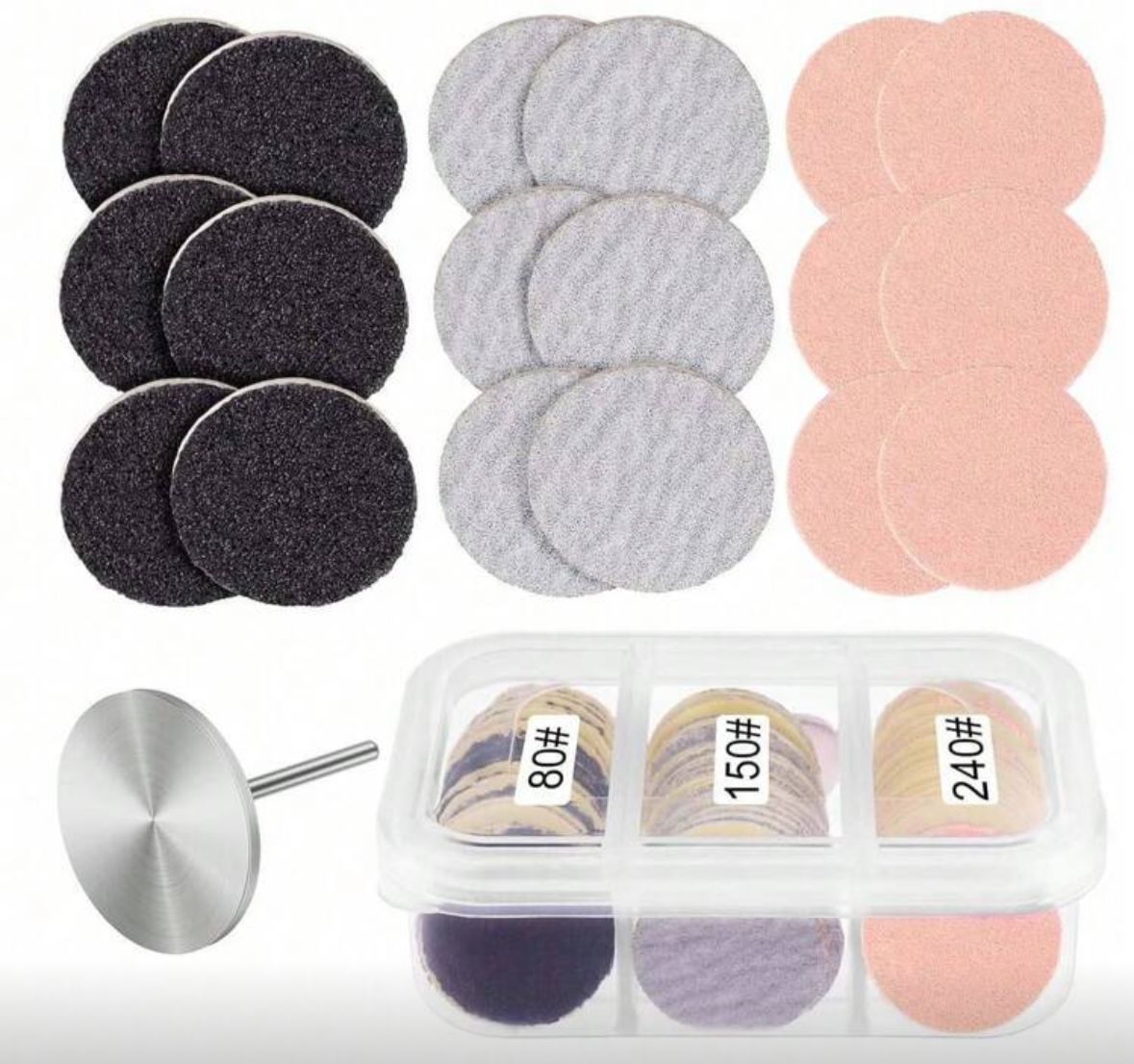 lija Fresa Pododisco/Pododisc con lijas/limas reemplazables